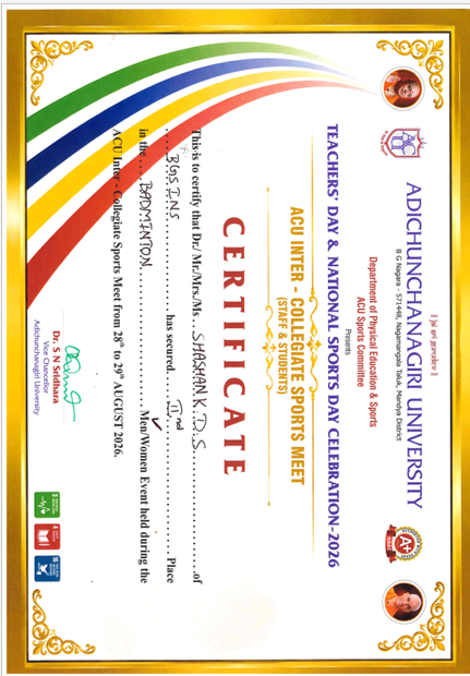 Teachers’ Day & National Sports Day Celebration